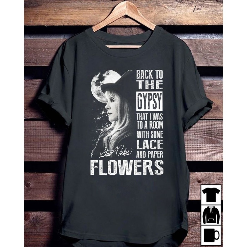 Stevie Nicks Tshirt, Back To The Gypsy Shirt